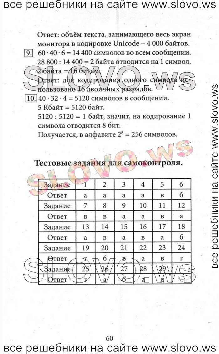 Гдз по информатике 2 класс - рабочая тетрадь - 2 часть