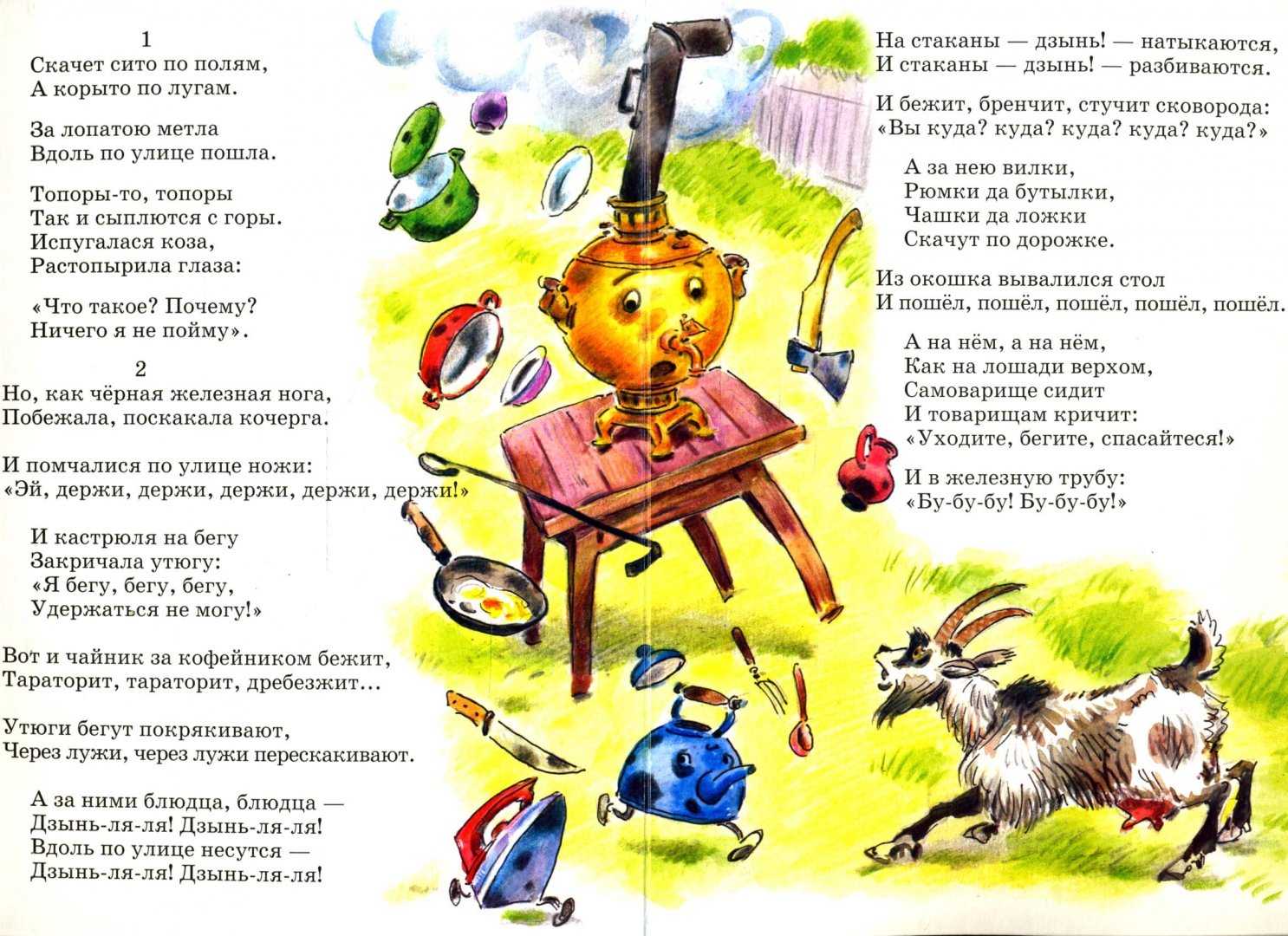 Федорино горе стр. 22 - 23. литературное чтение 2 класс