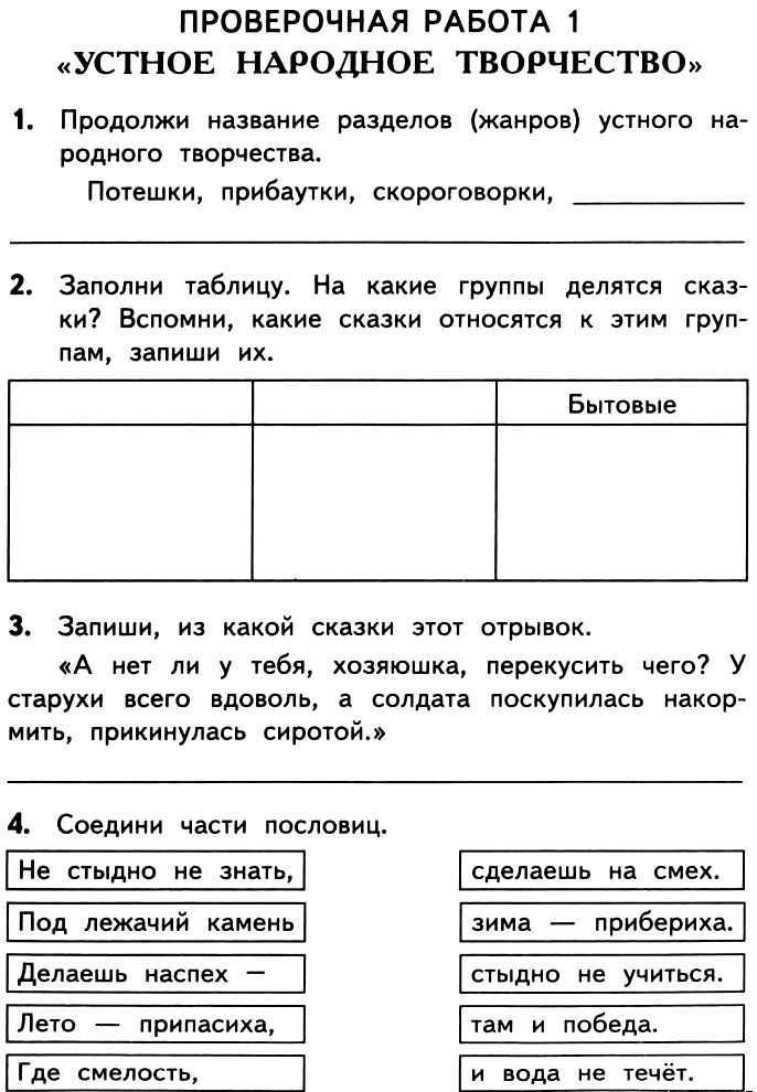 Гдз решебник литература 2 класс рабочая тетрадь начальная школа xxi века «вентана-граф» ефросинина часть 1, 2.