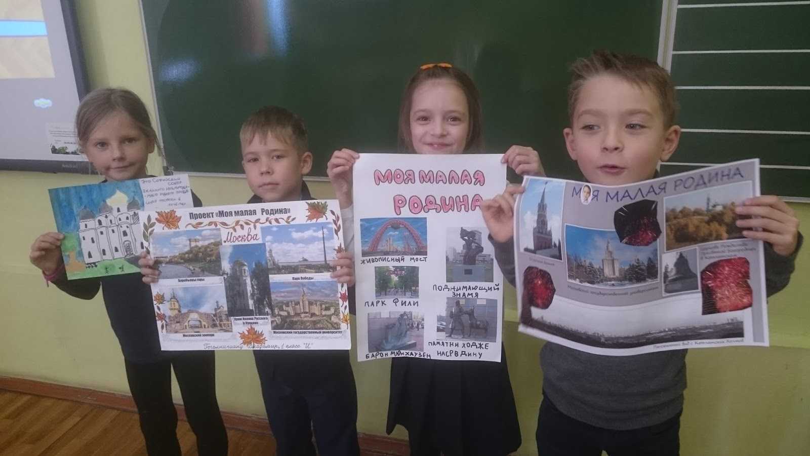 Проект «моя малая родина», 1 класс. окружающий мир. конспект урока