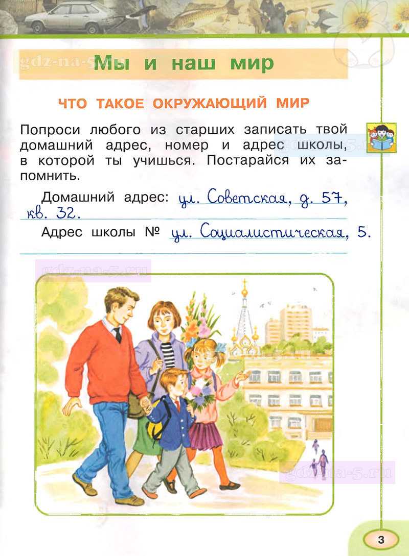 Гдз по окружающему миру — 1 класс -рабочая тетрадь — 2 часть — плешаков — 2020